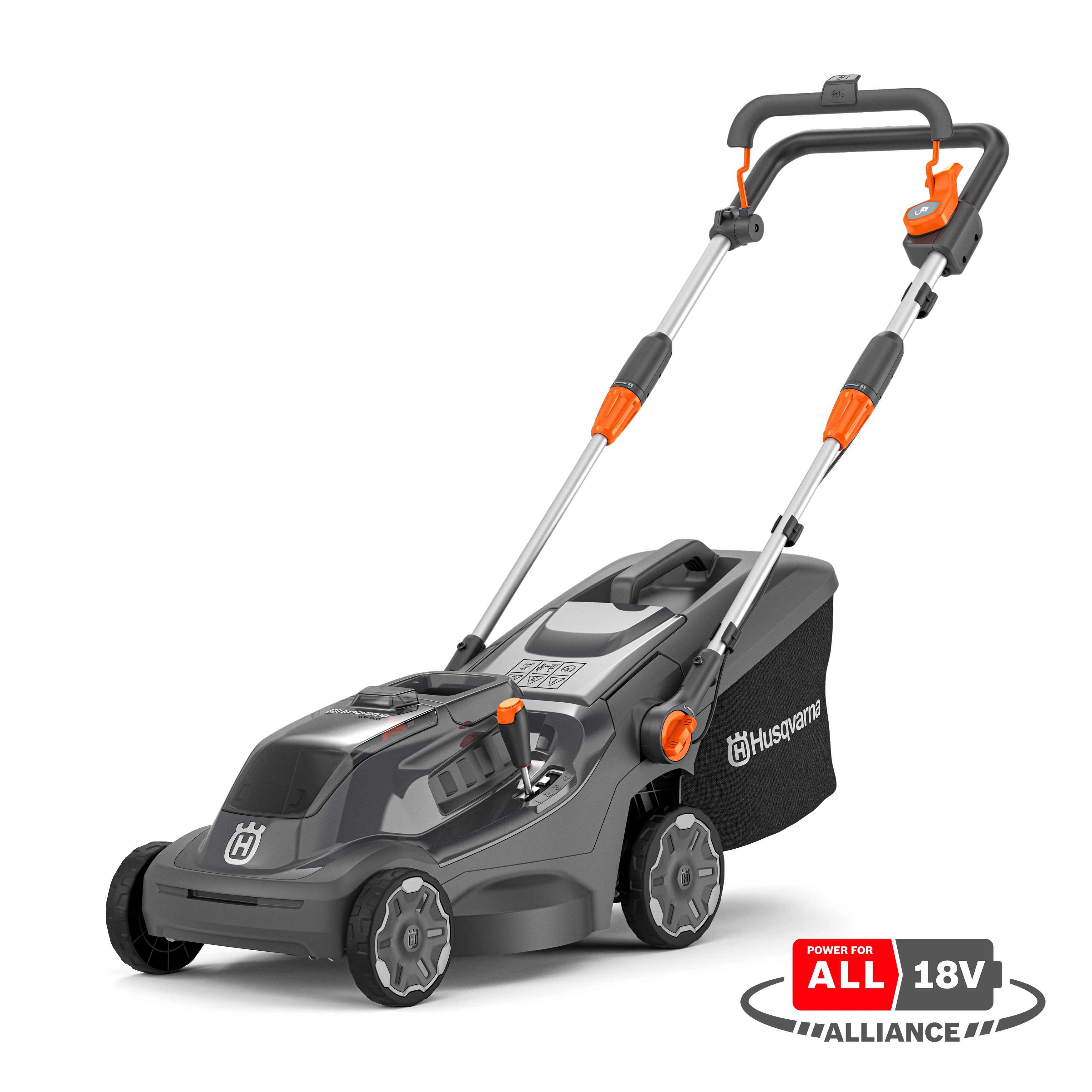 Aspire™ Lawnmower 18V 34cm Kit With 4.0Ah Battery and 2.5Ah Charger